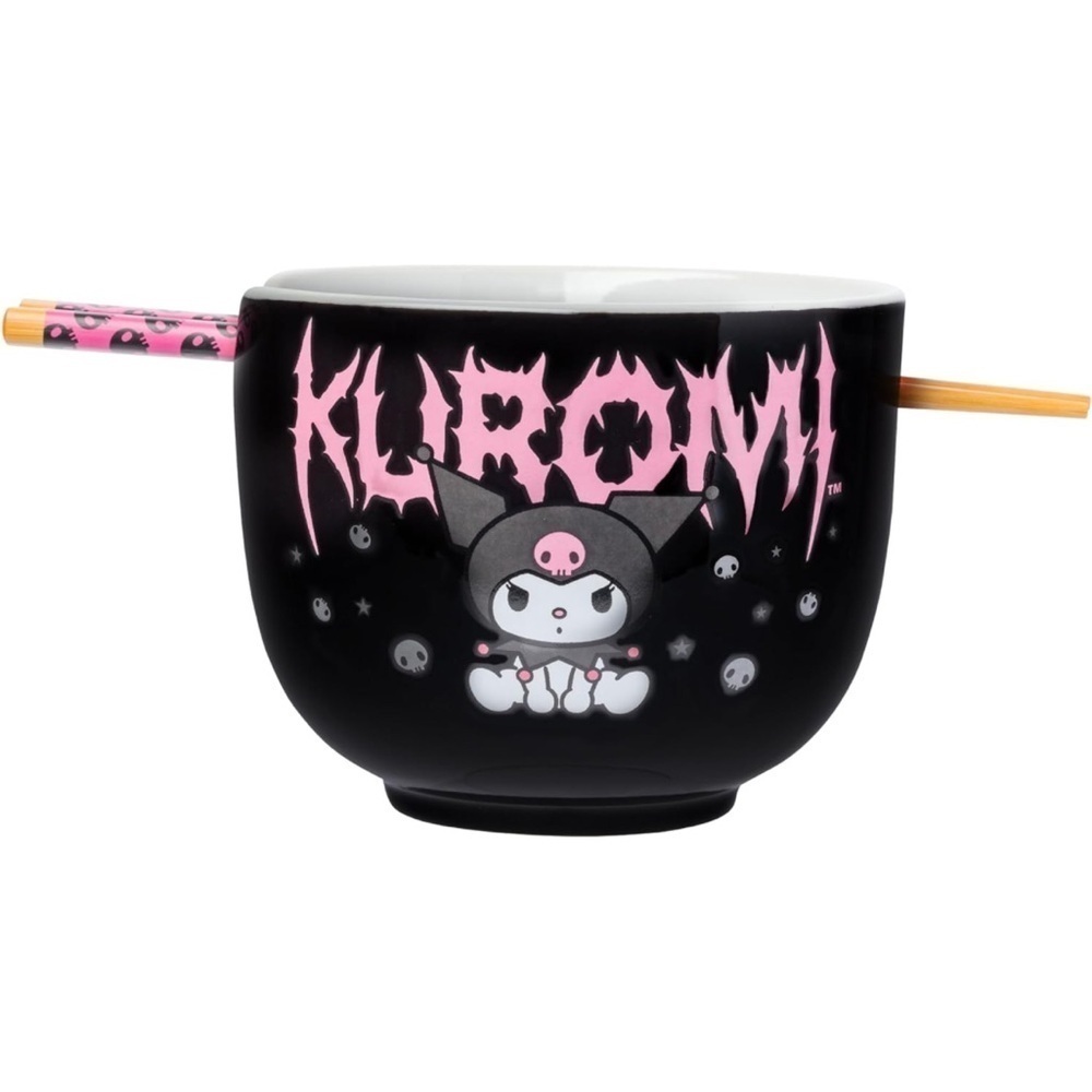 Kuromi Ceramic Noodle Bowl by Sanrio